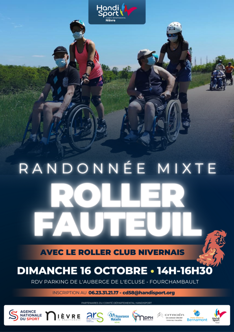 Randonnée Mixte Roller-Fauteuil – COMITE DEPARTEMENTAL HANDISPORT NIEVRE